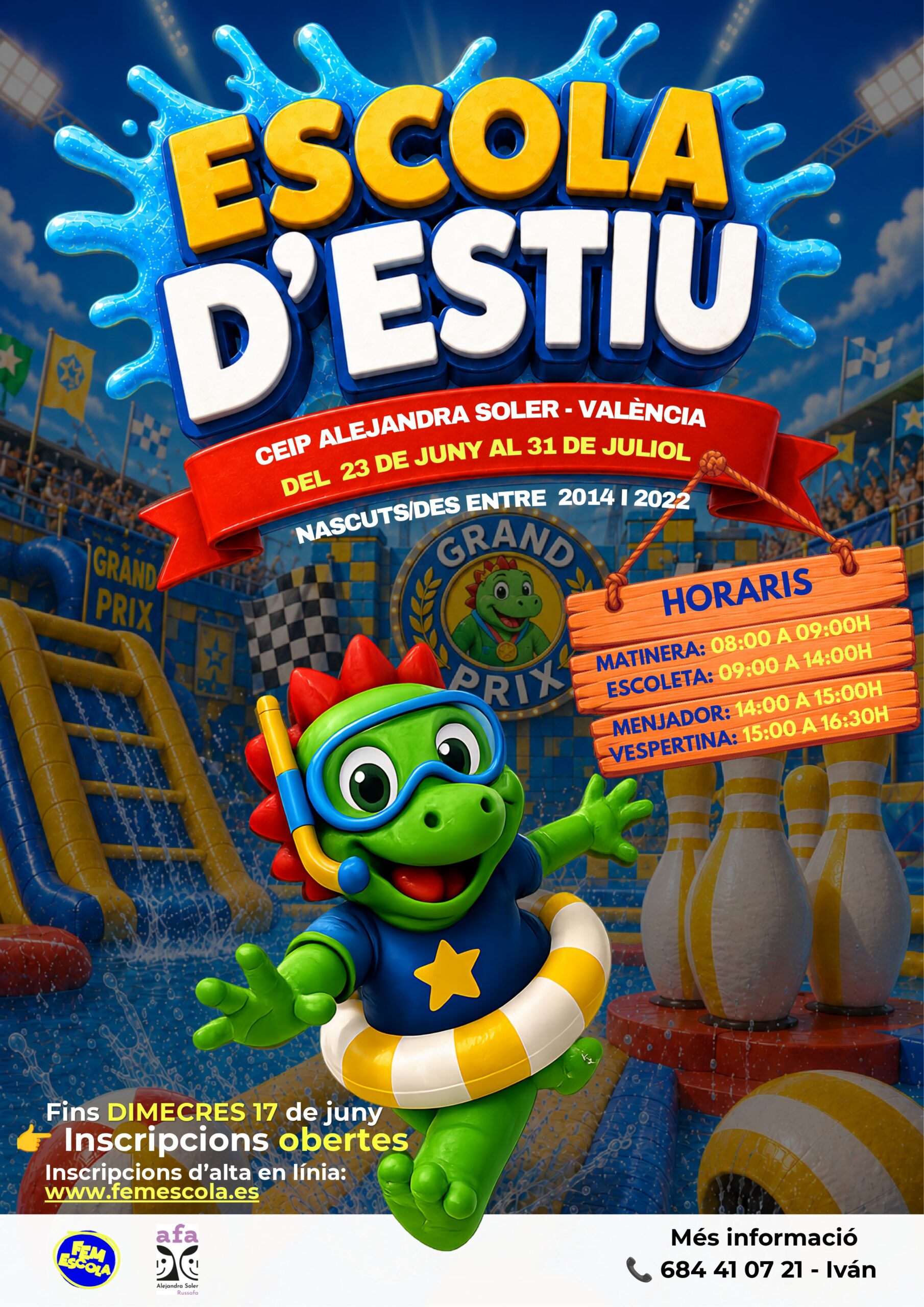Oberta la inscripció a l'escola d'estiu 2026